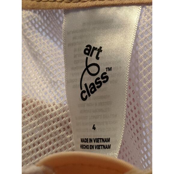 Art Class Colorblock Swim Trunks Light Pink 4 UPF 50+ Swimsuit Beach Pool Pocket - Picture 7 of 11